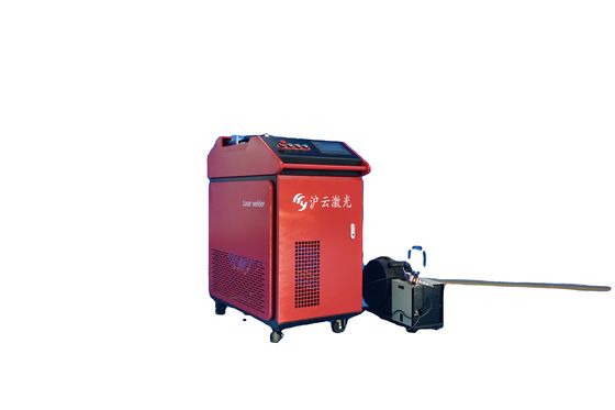 حاوية ليزر محمولة باليد 1000W 1500W 2000W 3000W مع وضع التبريد بالماء