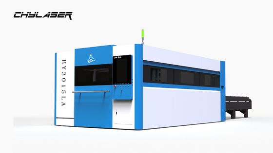 آلة قطع ليزر الألياف 1300 ملم لمصنع التصنيع CNC الخشبية المغلقة