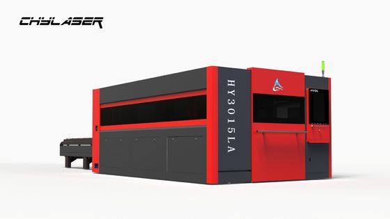 آلة قطع ليزر الألياف 1300 ملم لمصنع التصنيع CNC الخشبية المغلقة