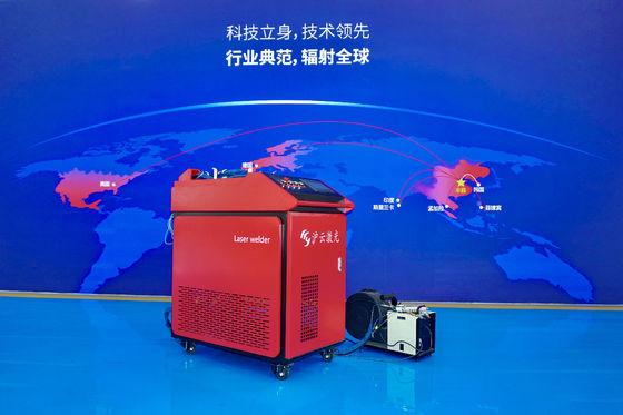 آلة قطع ليزر محمولة SMC 1000W 1500W 2000W 3000W حاوية ليزر الألياف المحمولة