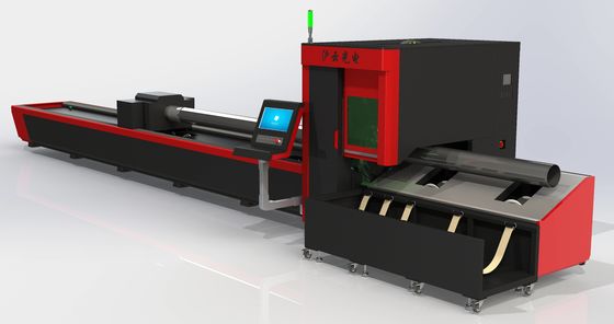 آلة قطع الأنابيب المعدنية مع التحكم في CNC والاستهلاك