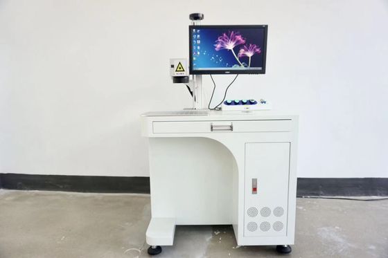 شكل LAS مدعوم 20W / 30W / 50W آلة وضع علامة ليزر الألياف مع طاقة اختيارية