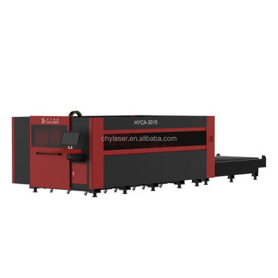 6000mm*2500mm Yaskawa سيرفو محرك لقطة ليزر الألياف 8kw 20kw طاولة التبادل