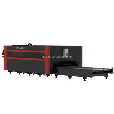 6000mm * 2500mm آلة قطع ليزر الألياف عالية الطاقة مع Raycus IPG مصدر ليزر