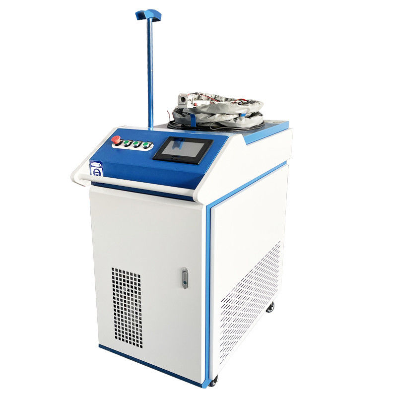 حاوية ليزر محمولة باليد 1000W 1500W 2000W 3000W مع وضع التبريد بالماء