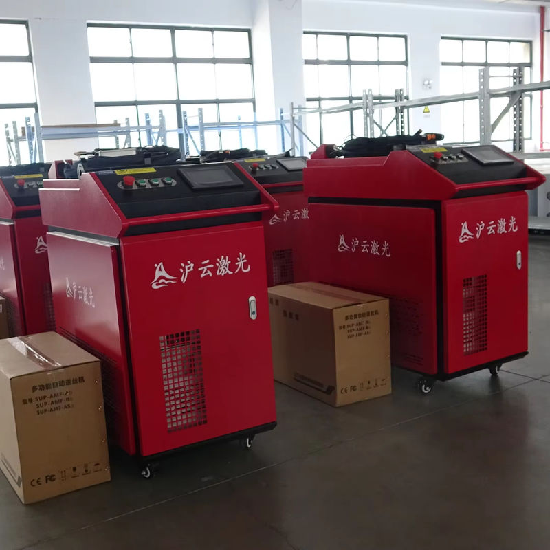 آلة قطع ليزر محمولة SMC 1000W 1500W 2000W 3000W حاوية ليزر الألياف المحمولة